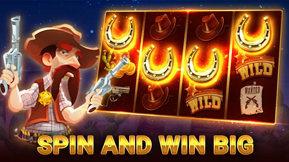 Hình ảnh minh họa các bước chơi slot tại 55vin bet với giao diện game