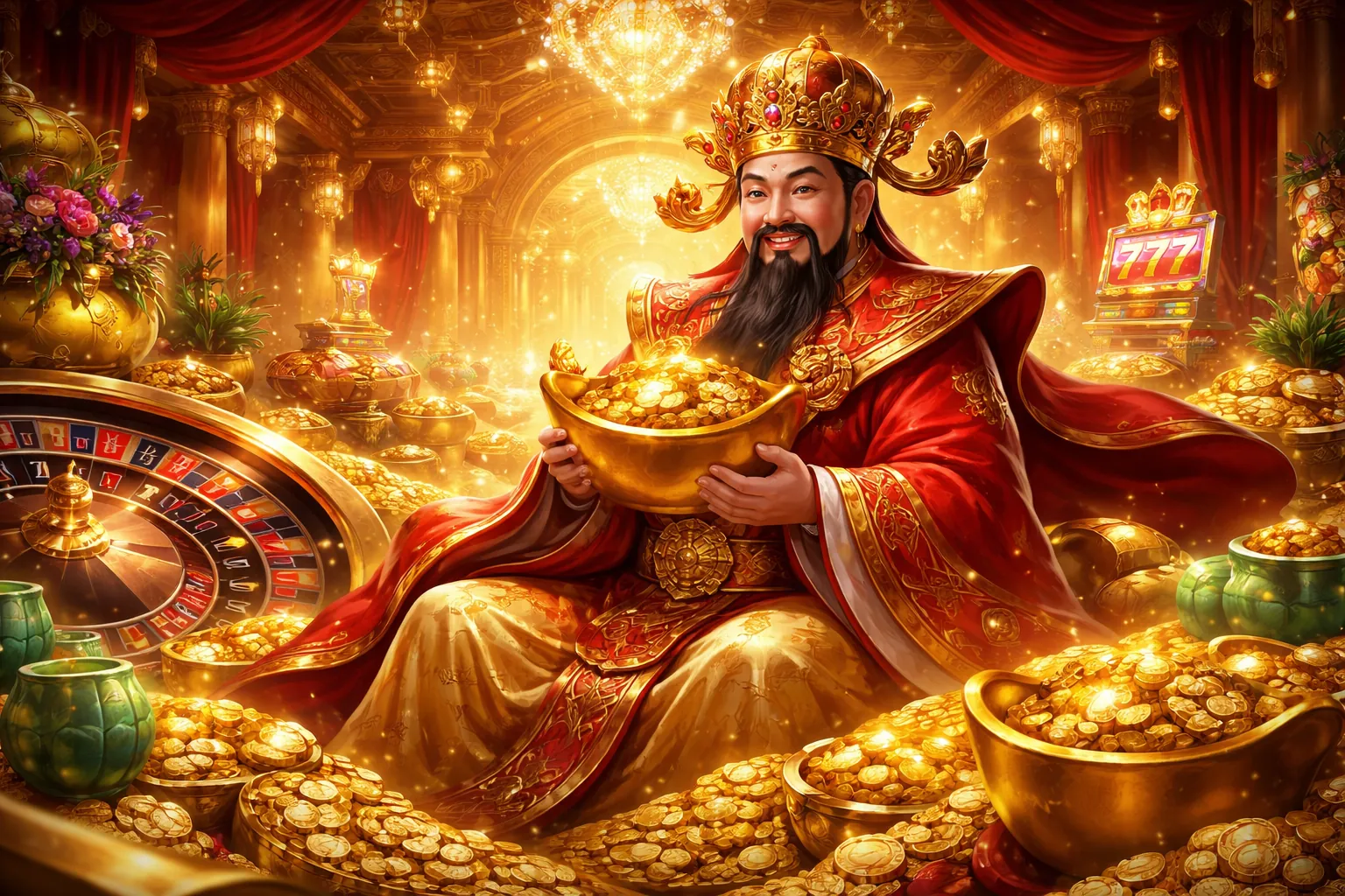 Sân vận động bóng đá với đèn pha sáng rực và đồ họa cá cược thể thao 55vin bet